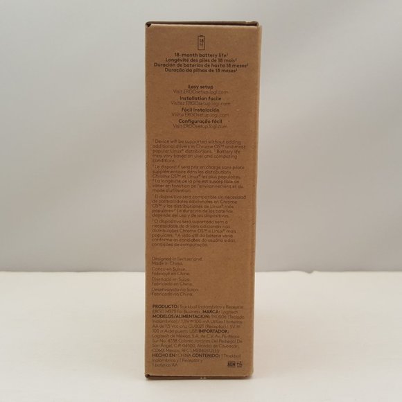 ERGO M575 TRACKBALL FOR BUSINESS WIRELESS MOUSE NEW - Picture 2 of 10